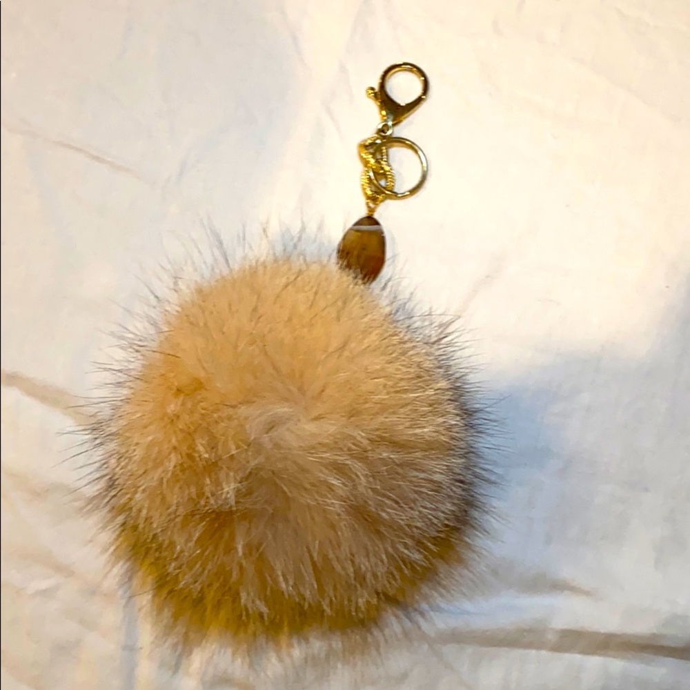 Mink Ball Key Chain